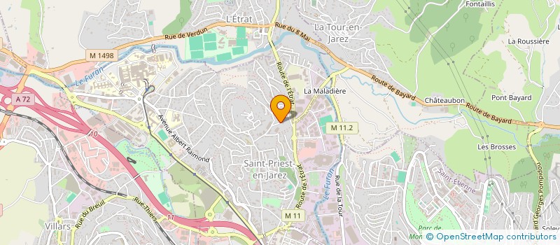 localisation de l'entreprise HELIN CONSEIL  SAINT-PRIEST-EN-JAREZ