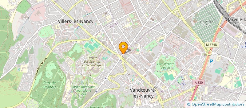 localisation de l'entreprise HELIN ELIAS à VANDŒUVRE-LES-NANCY