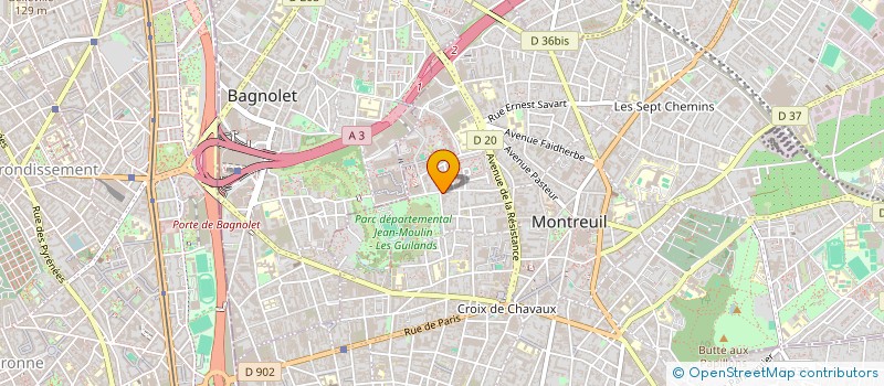 localisation de l'entreprise HELINE à MONTREUIL