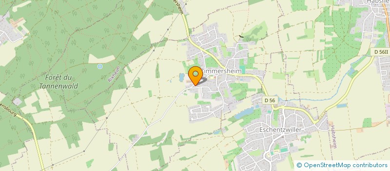 localisation de l'entreprise HELINE  ZIMMERSHEIM