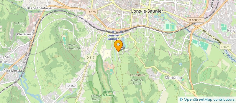 localisation de l'entreprise HELINIE  LONS-LE-SAUNIER