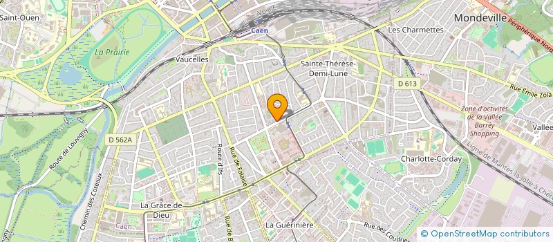 localisation de l'entreprise HELINO IMMO à CAEN