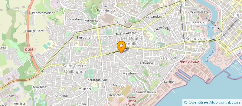 localisation de l'entreprise HELINVESTISSEMENTS à BREST