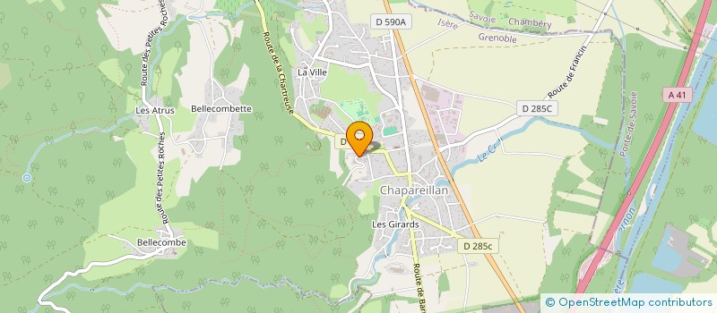 localisation de l'entreprise HELIO  CHAPAREILLAN