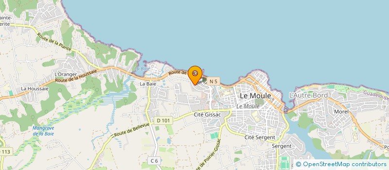 localisation de l'entreprise HELIO 971  LES ABYMES