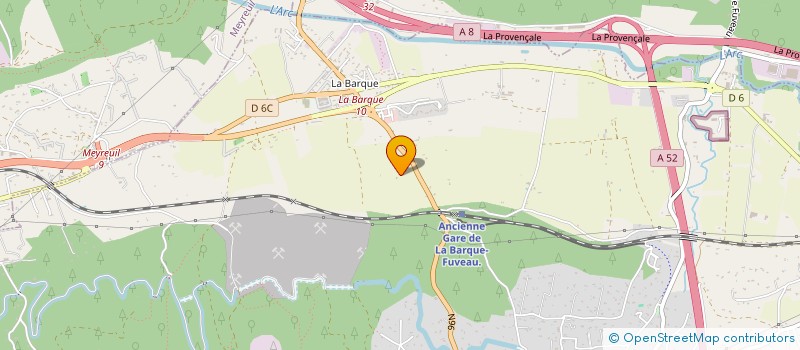 localisation de l'entreprise HELIO COGNOCOLI à FUVEAU