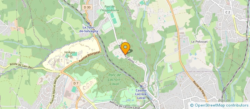 localisation de l'entreprise HELIO ENERGY  LA TOUR-DE-SALVAGNY