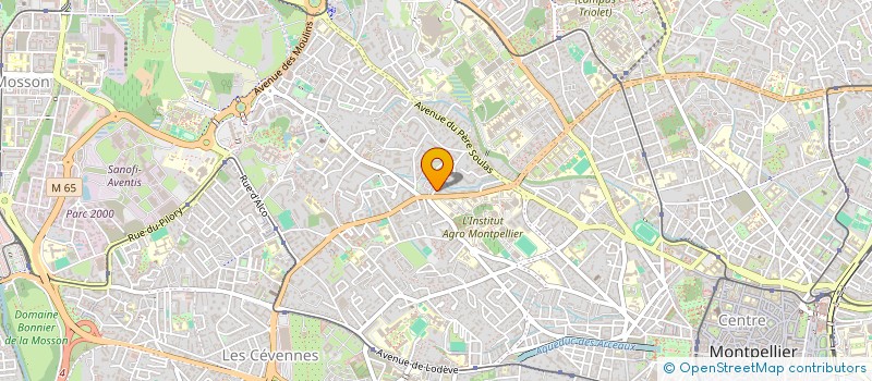 localisation de l'entreprise HELIO HOLDING à MONTPELLIER