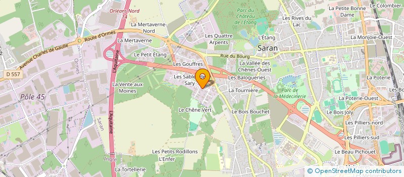 localisation de l'entreprise HELIO LOGISTIQUE à SARAN