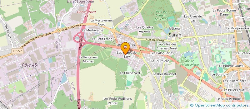 localisation de l'entreprise HELIO PACA à SARAN