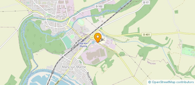 localisation de l'entreprise HELIO PRINT  MARY-SUR-MARNE