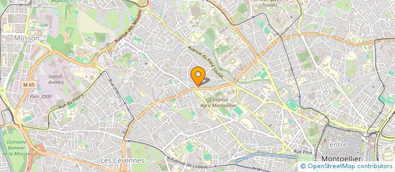 localisation de l'entreprise HELIO PRODUCTION à MONTPELLIER