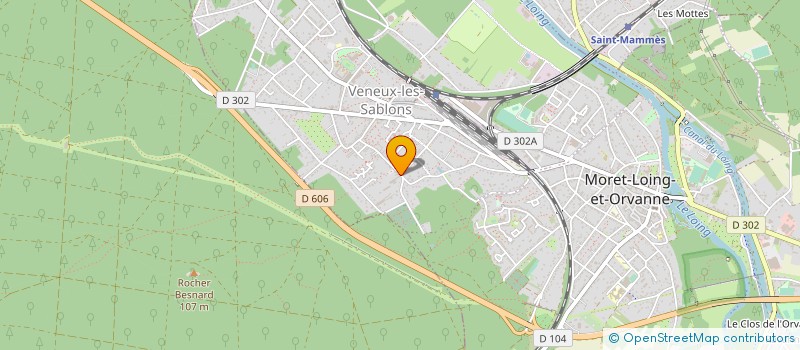 localisation de l'entreprise HELIO-SERVICE SA à MORET-LOING-ET-ORVANNE