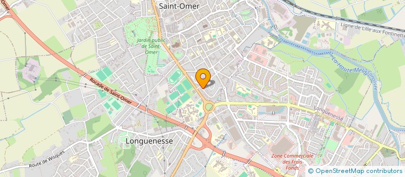 localisation de l'entreprise HELIO TECHNIC  SAINT-OMER