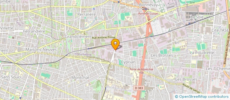 localisation de l'entreprise HELIOCOPIE à VILLEURBANNE