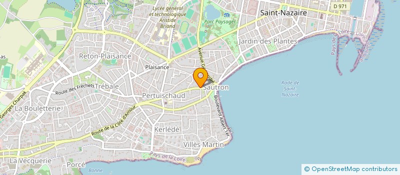 localisation de l'entreprise HELIODORE  SAINT-NAZAIRE