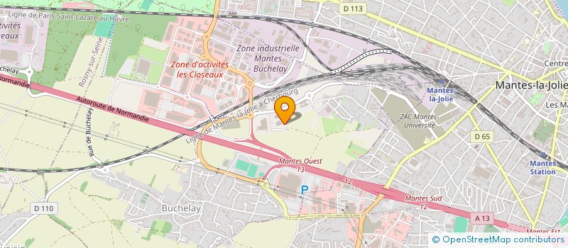 localisation de l'entreprise HELIOENERGIE  BUCHELAY