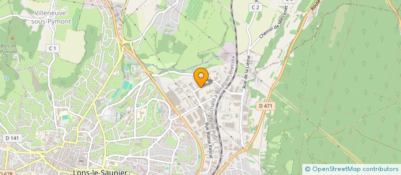 localisation de l'entreprise HELIOFE à LONS-LE-SAUNIER