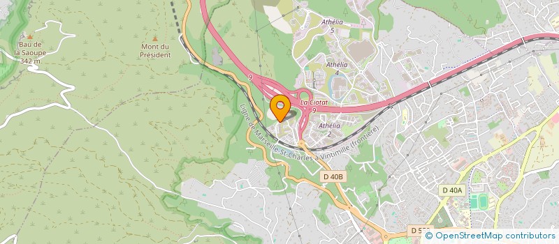 localisation de l'entreprise HELIOMED à LA CIOTAT