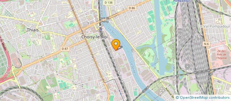 localisation de l'entreprise HELION BATIMENT à CHOISY-LE-ROI