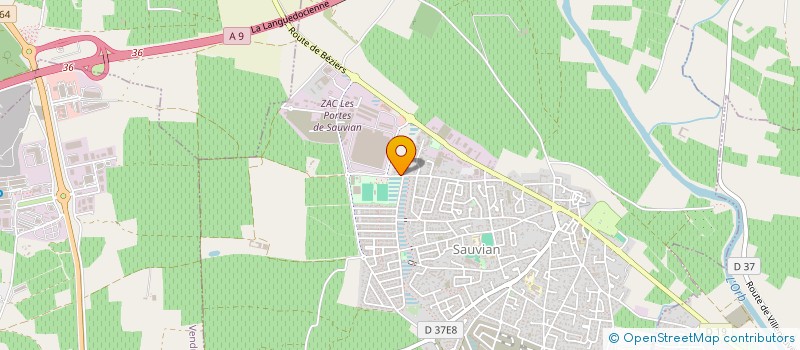 localisation de l'entreprise HELIONNAIRE  SAUVIAN