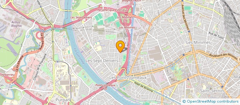 localisation de l'entreprise HELIOPOLIS 3 à TOULOUSE