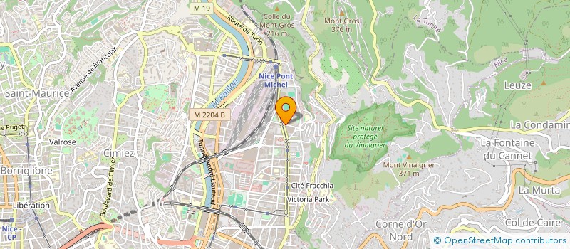 localisation de l'entreprise HELIOPOLIS  NICE