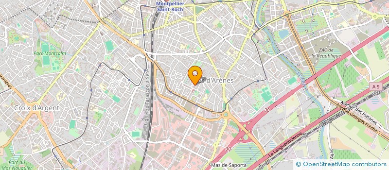localisation de l'entreprise HELIOPSIS à MONTPELLIER