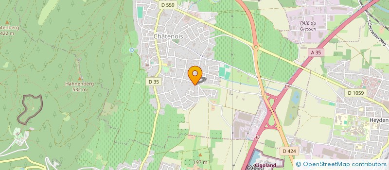 localisation de l'entreprise HELIORA  CHATENOIS