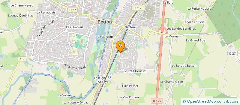 localisation de l'entreprise HELIOS 2000  BETTON