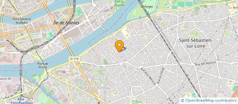 localisation de l'entreprise HELIOS à SAINT-SEBASTIEN-SUR-LOIRE