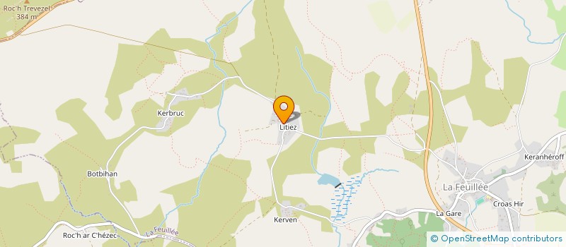 localisation de l'entreprise HELIOS à LA FEUILLEE
