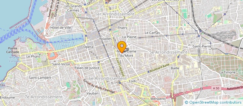 localisation de l'entreprise HELIOS à MARSEILLE