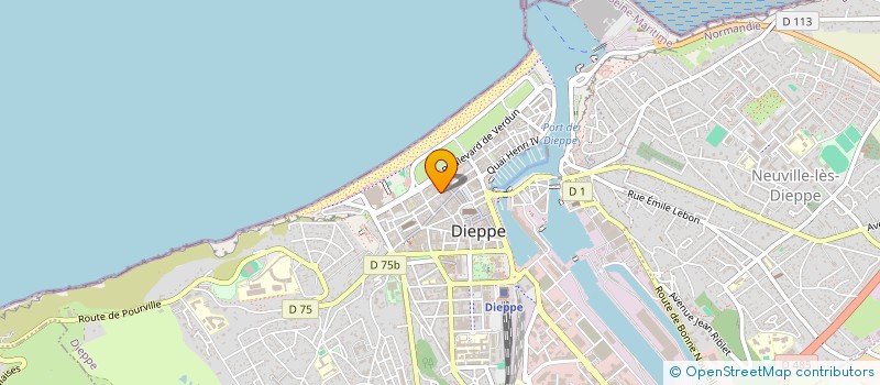 localisation de l'entreprise HELIOS à DIEPPE