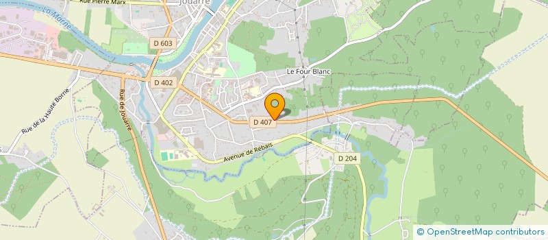 localisation de l'entreprise HELIOS à LA FERTE-SOUS-JOUARRE