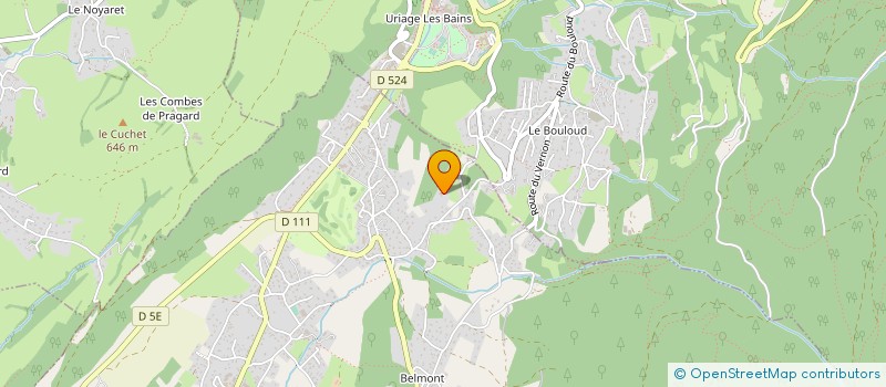 localisation de l'entreprise HELIOS à VAULNAVEYS-LE-HAUT