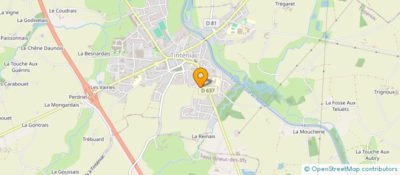 localisation de l'entreprise HELIOS  TINTENIAC