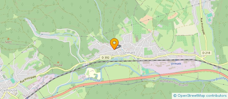 localisation de l'entreprise HELIOS  URMATT