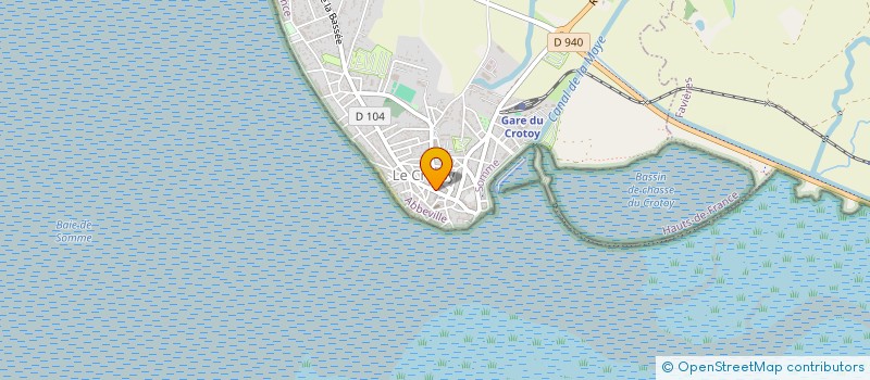 localisation de l'entreprise HELIOS à LE CROTOY