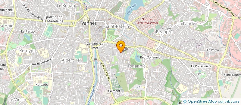 localisation de l'entreprise HELIOS 56 à VANNES