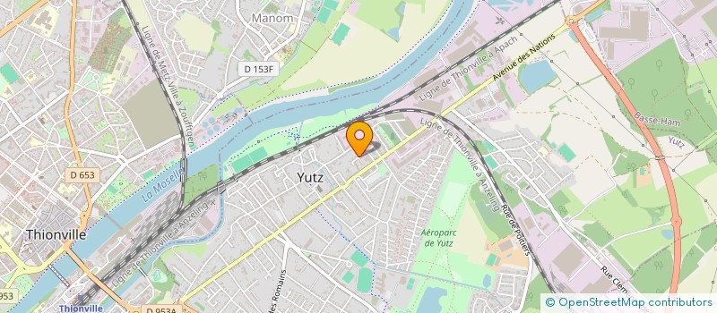 localisation de l'entreprise HELIOS  YUTZ