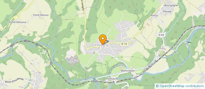 localisation de l'entreprise HELIOS  EPAGNY METZ-TESSY