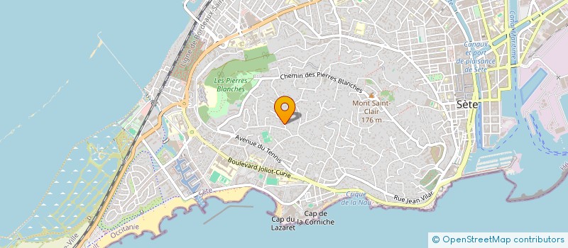 localisation de l'entreprise HELIOS  SETE