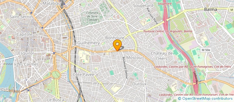 localisation de l'entreprise HELIOS à TOULOUSE