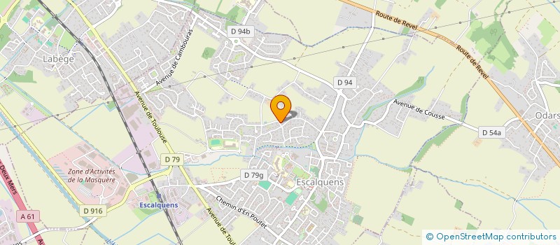 localisation de l'entreprise HELIOS  ESCALQUENS