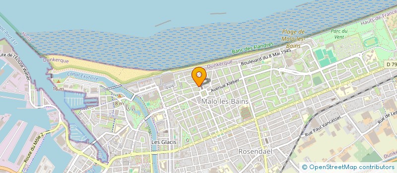 localisation de l'entreprise HELIOS à DUNKERQUE