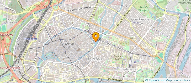 localisation de l'entreprise HELIOS à STRASBOURG