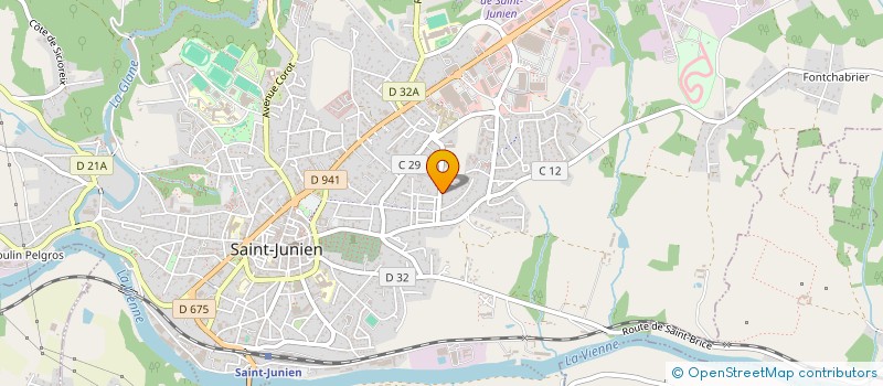 localisation de l'entreprise HELIOS à SAINT-JUNIEN