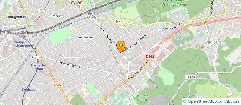 localisation de l'entreprise HELIOS à LIVRY-GARGAN