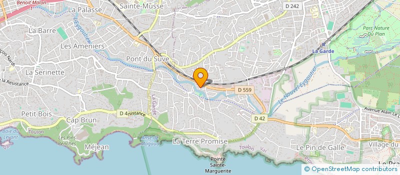 localisation de l'entreprise HELIOS à LA GARDE
